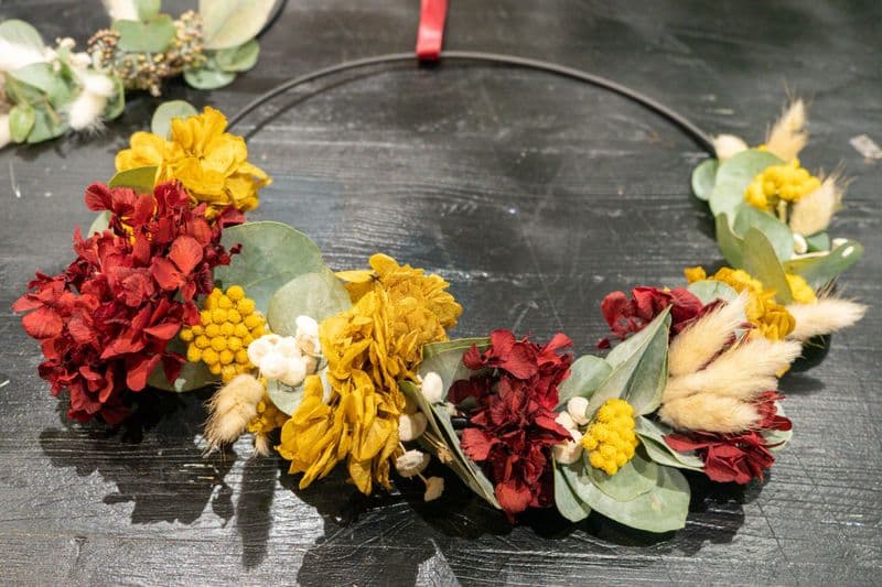 Billet Fabriquez votre couronne de fleurs