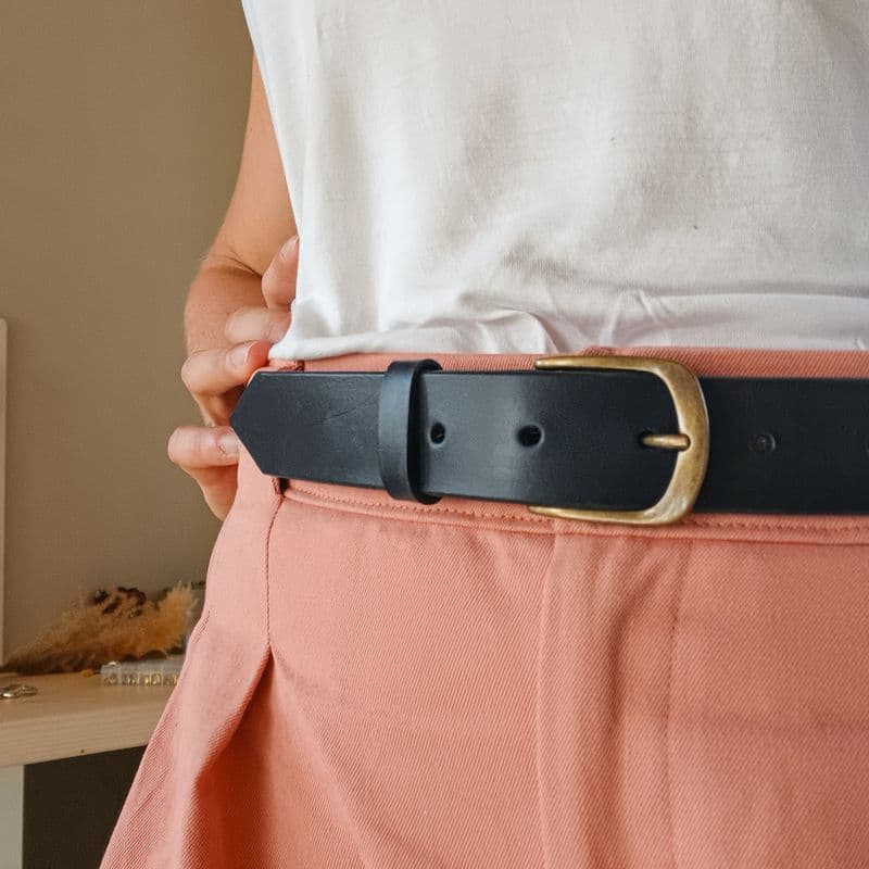 Billet Réalisez votre ceinture en cuir en tannage végétal