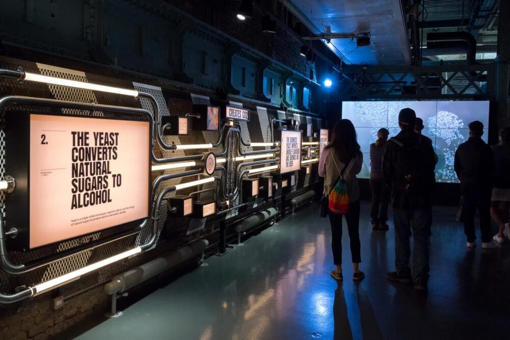 Ateliers interactifs à la Guinness Storehouse