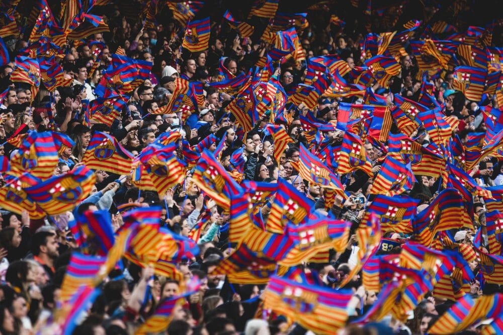 Supporters au Camp Nou