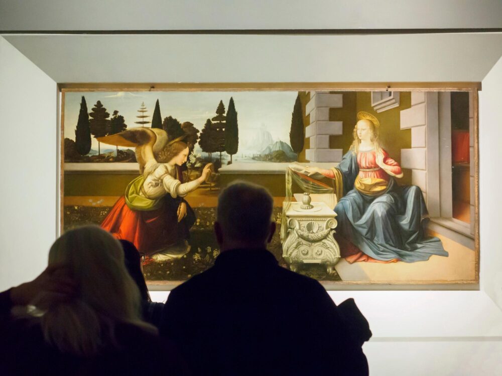 L'Annonciation de Léonard de Vinci