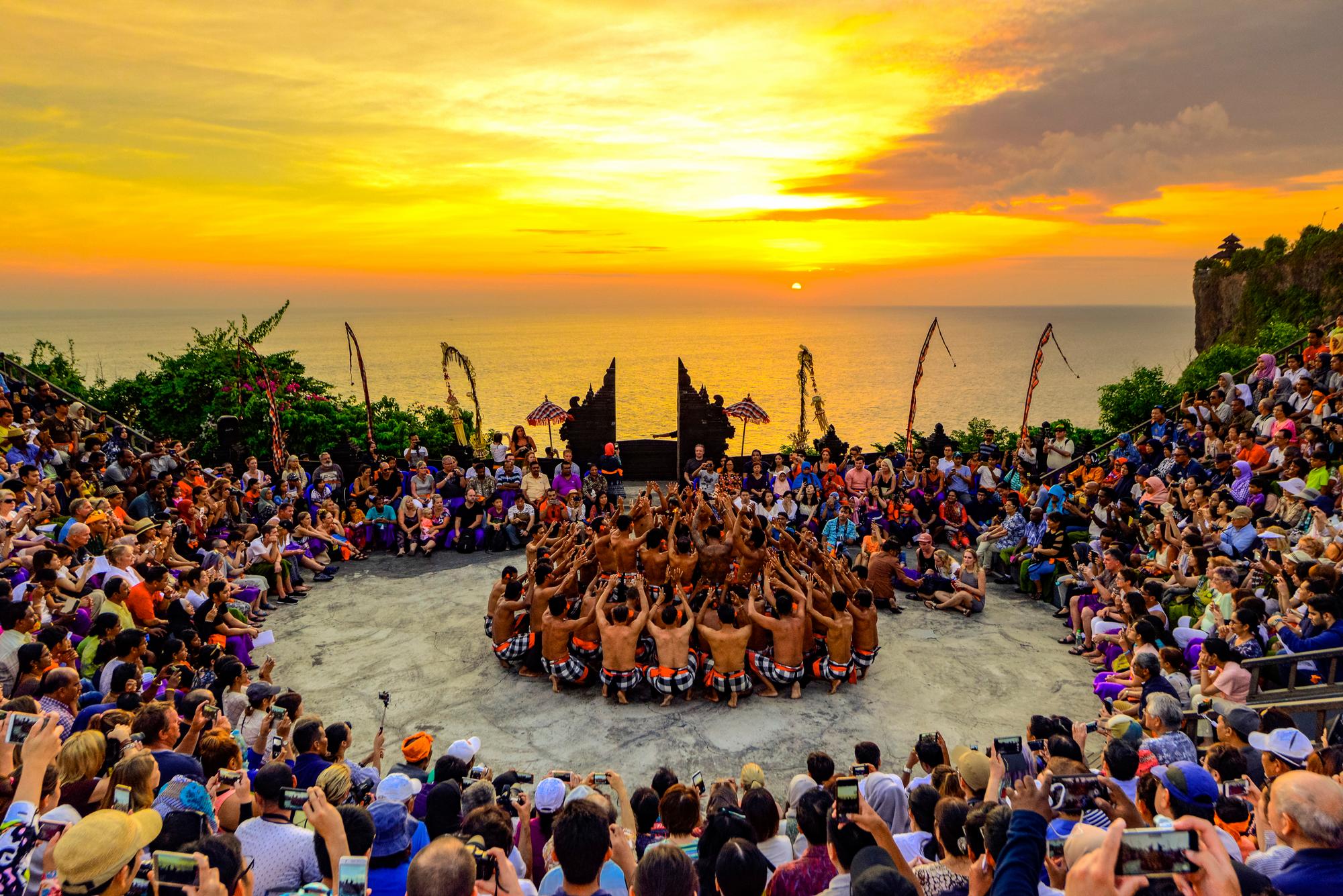 Spectacle de danse Uluwatu Kecak à Bali