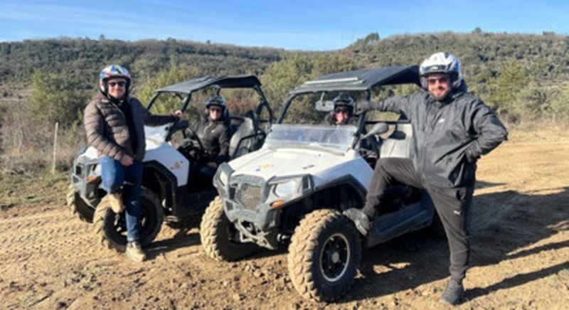Randonnée en buggy à Vallon-Pont-d'Arc au cœur de l'Ardèche