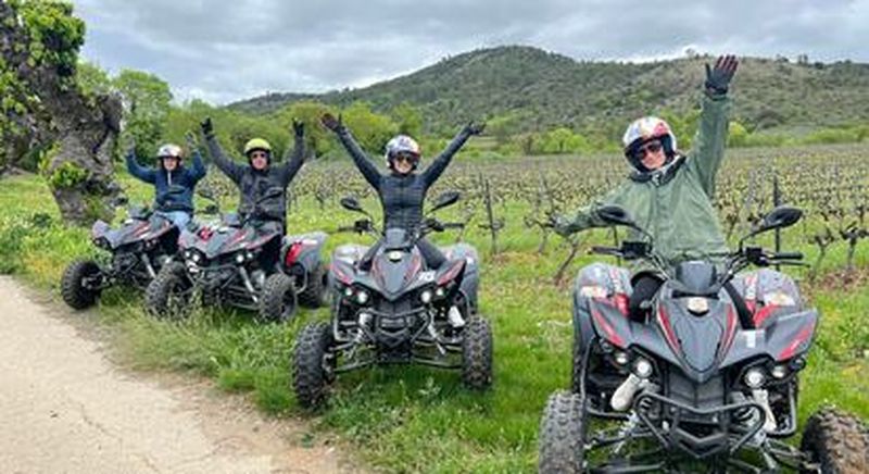 Randonnée en quad à Vallon-Pont-d'Arc au cœur de l'Ardèche