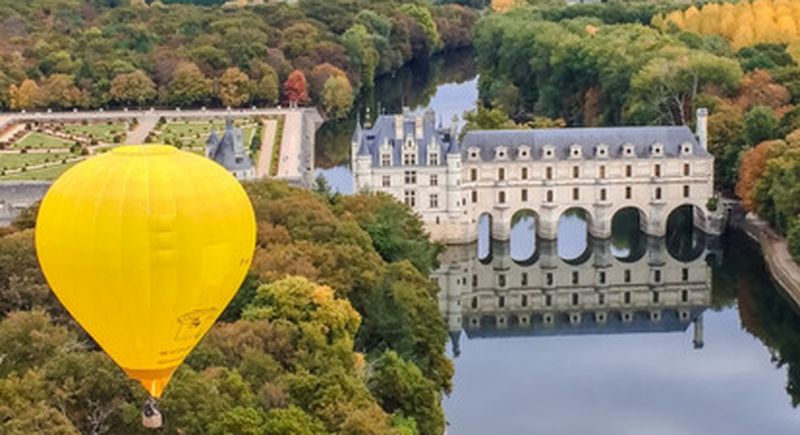 Vol en Montgolfière à Chenonceau - survol des châteaux de la Loire