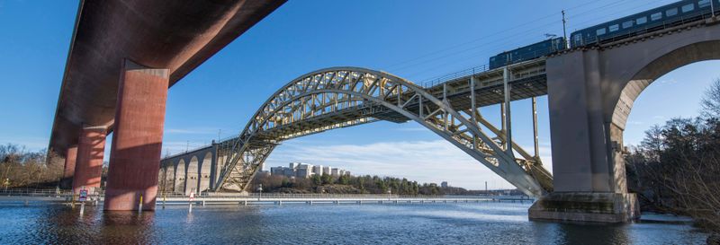 Balade en bateau sous les ponts de Stockholm