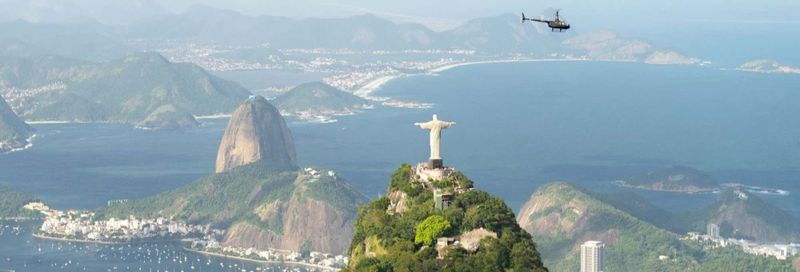 Vol en hélicoptère sans portes au-dessus de Rio de Janeiro