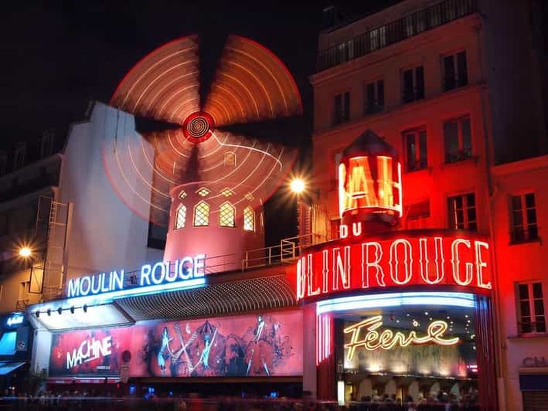 Paris : Visite touristique en soirée et spectacle du Moulin Rouge