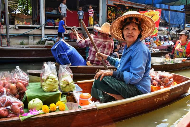 Tour en bateau du marché flottant de Damnoen Saduak