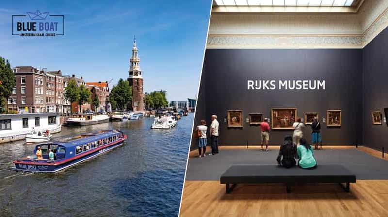 Amsterdam : croisière sur les canaux de la ville et Rijksmuseum