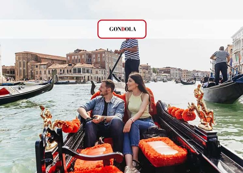 Venise : balade en gondole sur le Grand Canal avec commentaire sur l'application