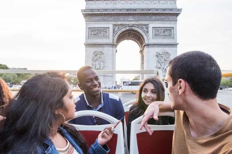 Paris : billet pour l'Arc de Triomphe et circuit touristique à arrêts multiples en bus