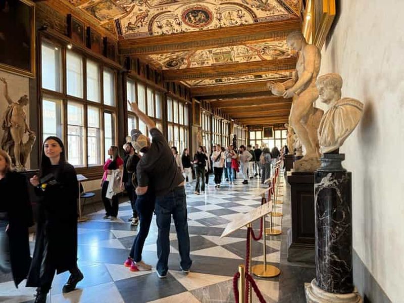 Florence : billet d'entrée à heure programmée et audioguide pour la galerie des Offices