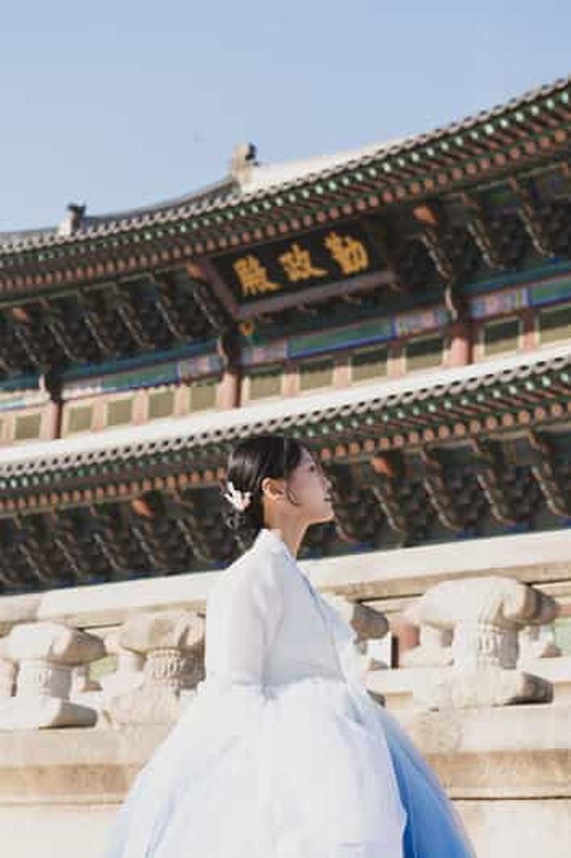 Séoul : séance photo en hanbok au palais de Gyeongbokgung
