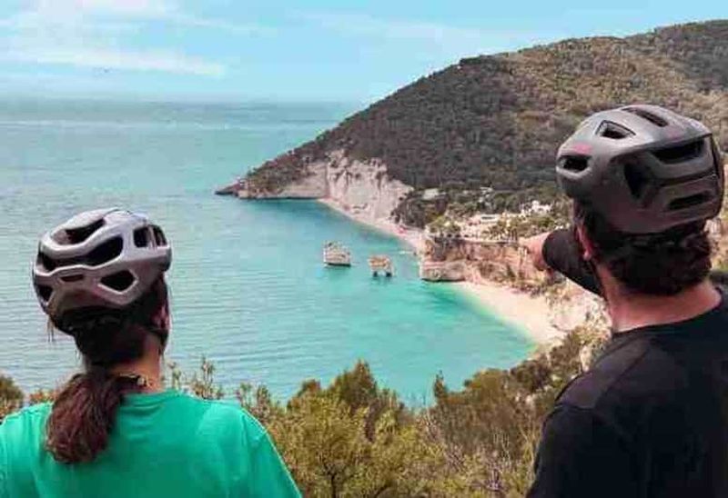 Parc national du Gargano, balade à vélo électrique entre Mattinata et Vieste