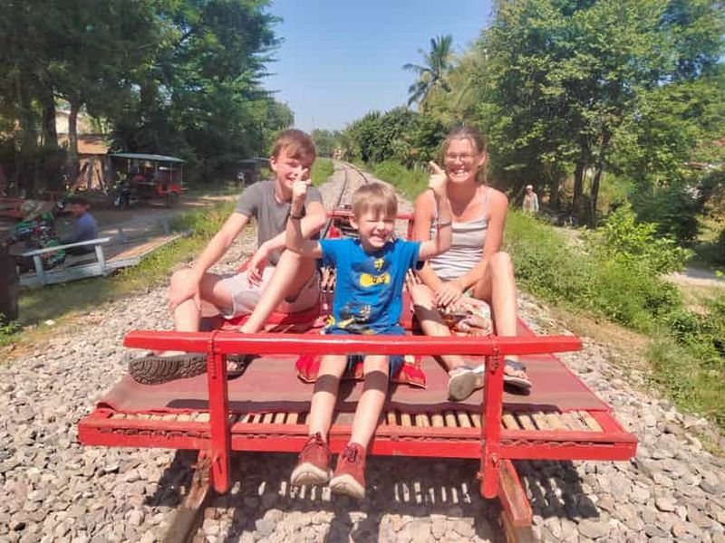 Billet Visite de l'après-midi : Train de bambou, grotte de la mort et grotte de la chauve-souris