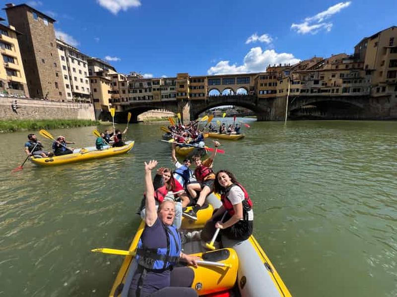 Florence : apéritif en bateau sous le Ponte Vecchio