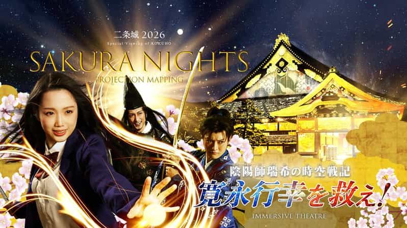 Billet pour le spectacle nocturne au château de Nijo-jo