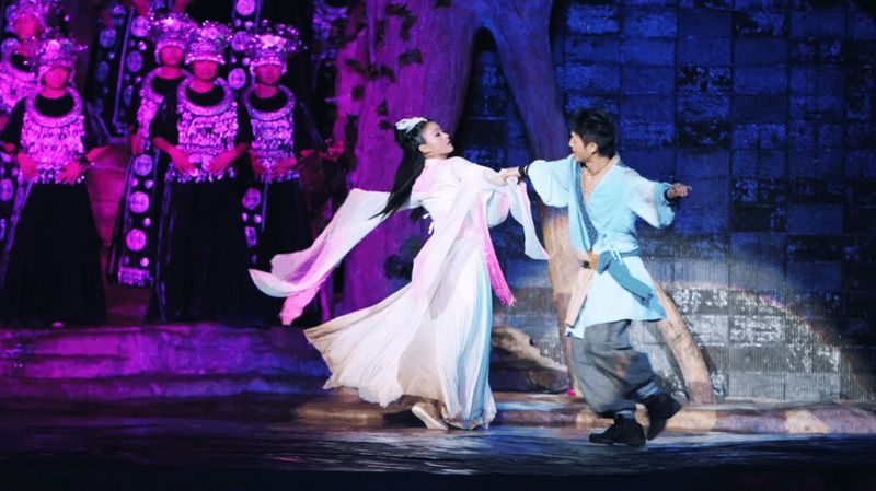 Billet Zhangjiajie : spectacle en direct de la fée du renard de Tianmen