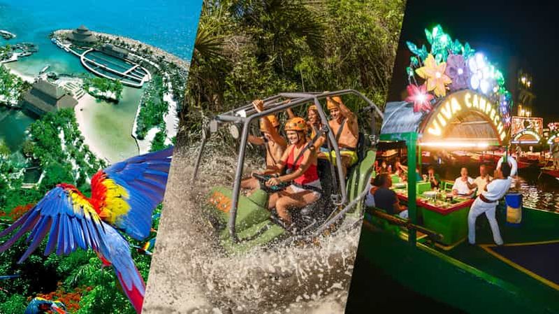 Forfait parcs : Xcaret Plus, Xplor et Xoximilco
