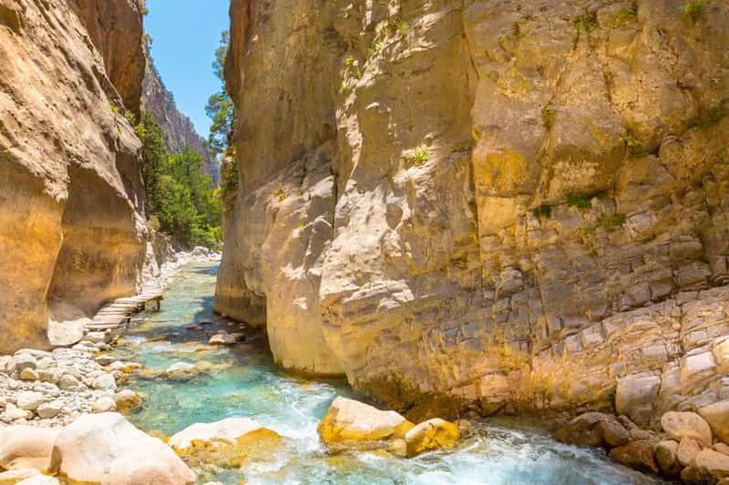 Depuis La Canée : les gorges de Samaria avec un guide de randonnée professionnel