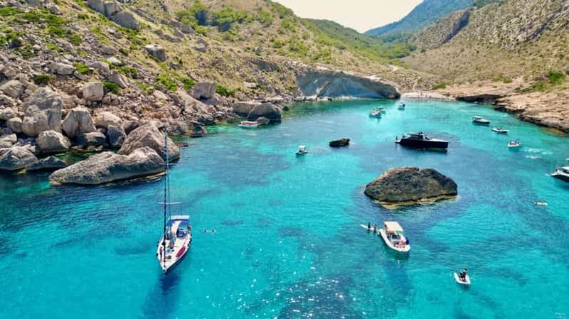 Depuis Alcùdia : croisière de 6 heures jusqu’au cap de Formentor – Tout compris – Tapas – Vin