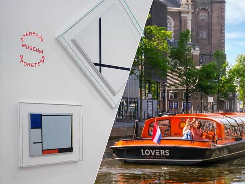 Amsterdam : Musée Stedelijk et croisière d'une heure sur les canaux