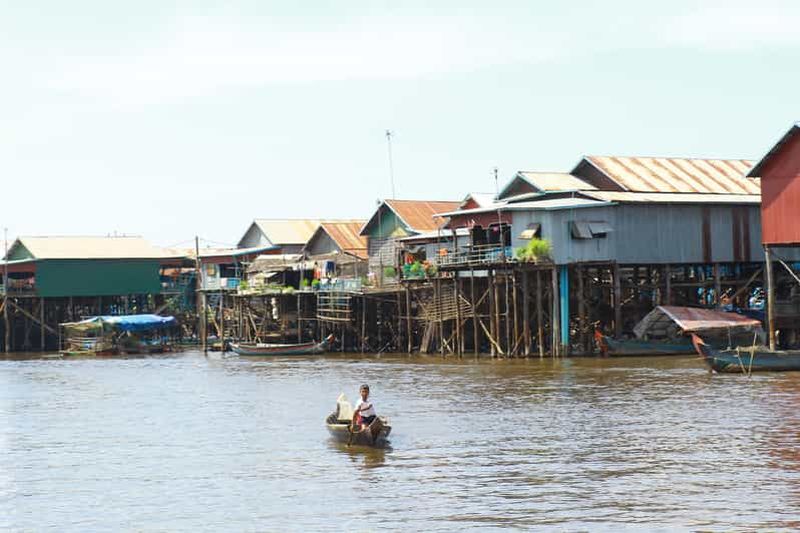 Depuis Siem Reap : visite en bateau du village flottant de Kampong Phluk