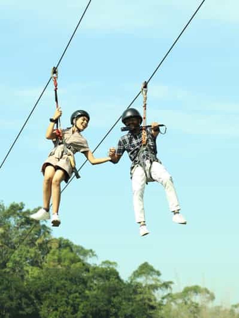 Bali : cascades de Kanto Lampo et de Tegenungan avec tyrolienne