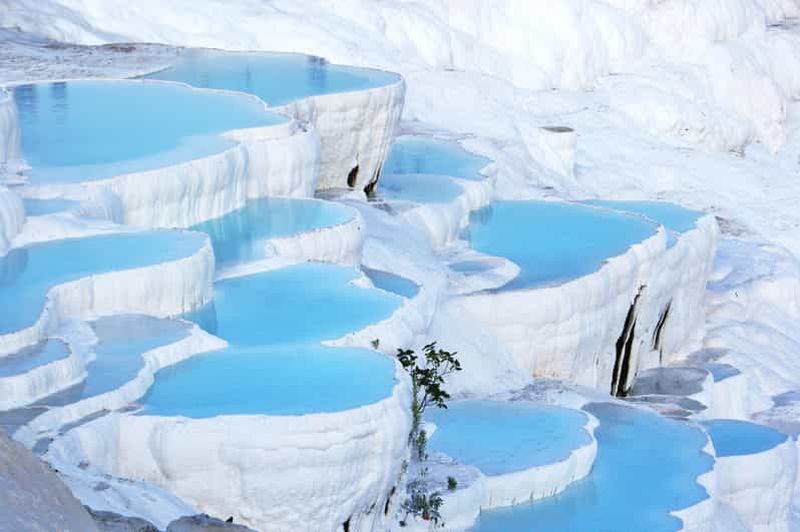 Marmaris : Pamukkale, sources chaudes, travertins, visite avec déjeuner