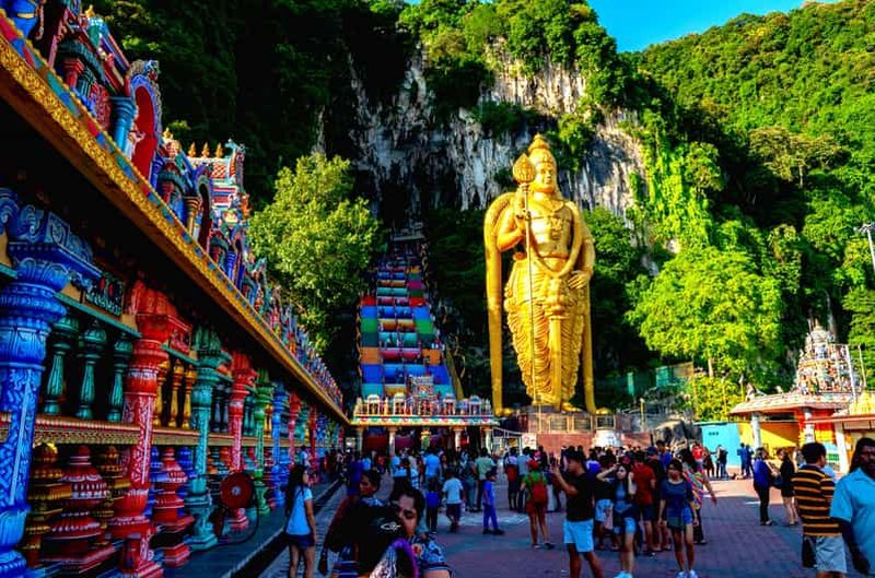 Depuis Kuala Lumpur : visite culturelle du temple et des grottes de Batu