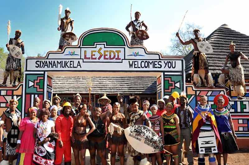 Village culturel de Lesedi avec déjeuner culturel (groupe)