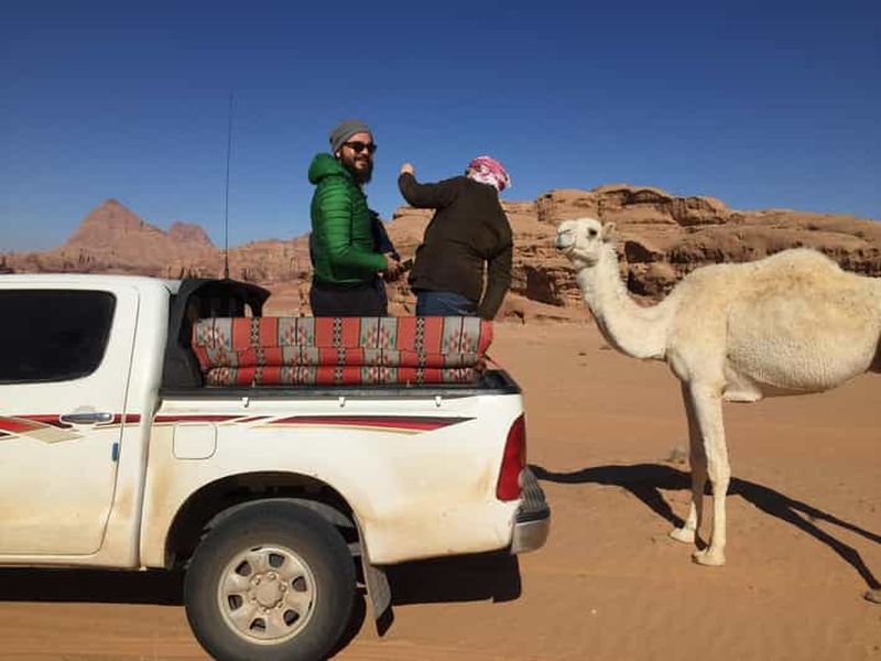 Wadi Rum : séjour dans un campement bédouin, visite d'une jounée dans le désert avec 3 repas