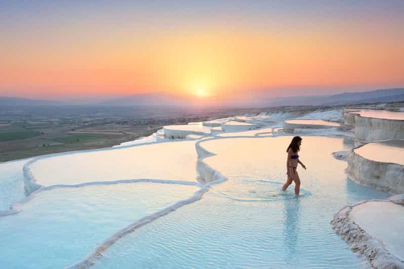 Depuis Izmir : visite guidée de Pamukkale avec déjeuner
