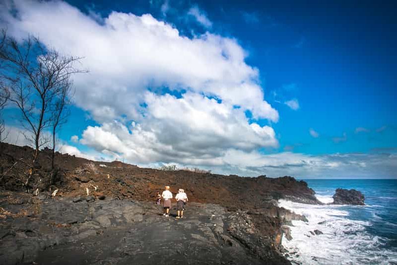 Au départ de Hilo : visite des coulées de lave de Kilauea avec déjeuner et dîner