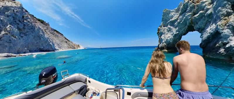 Billet Skiathos : Excursion privée en hors-bord sur la plage de Lalaria et dans les grottes