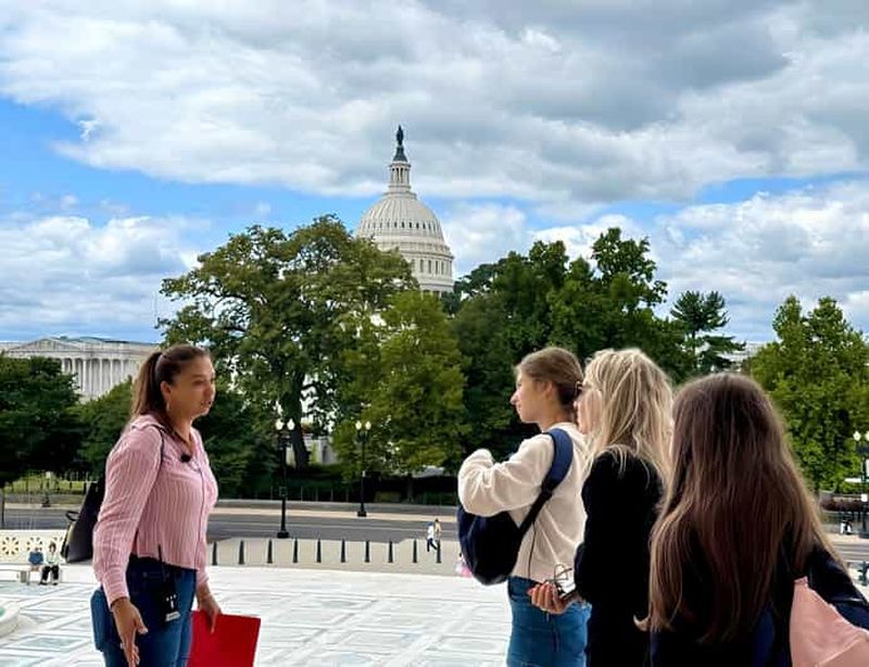 Visite guidée à l'intérieur du Capitole et de la Bibliothèque du Congrès