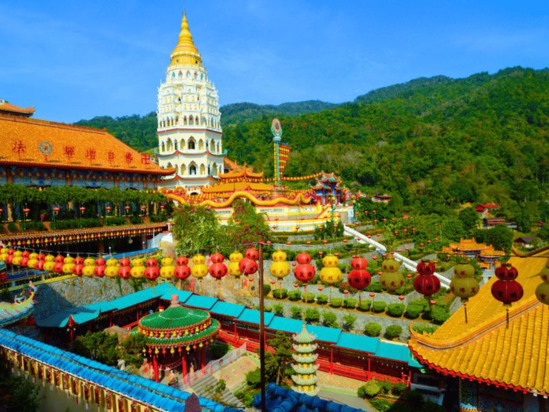 Penang : Visite guidée du temple Kek Lok Si et de la colline de Penang