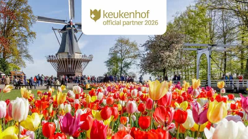 Amsterdam : billet pour le Keukenhof avec transfert et guide en option