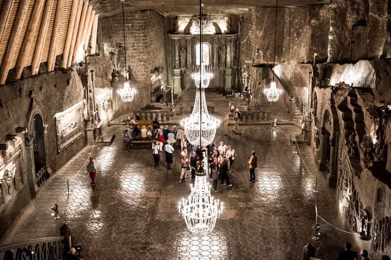 Visite de la mine de sel de Wieliczka avec prise en charge à l'hôtel