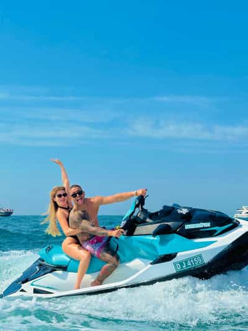 Dubaï jetski:visit Du Burj al arabe et Atlantis avec photos et vidéos