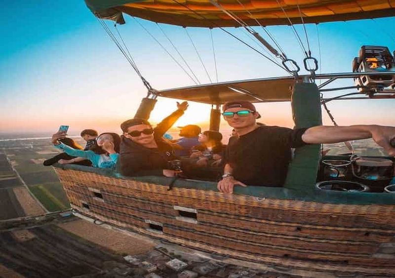 Louxor : Vol en montgolfière au-dessus du temple d'Hatchepsout