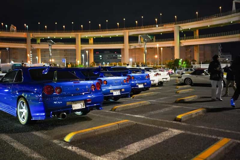 Shibuya : visite du parking de Daikoku en GT-R R35, R34, R33 ou R32
