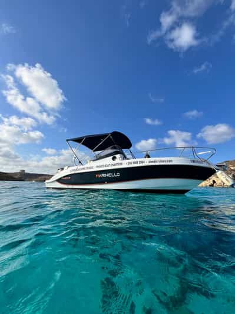 Malte : Comino, Blue lagoon visite privée en bateau rapide