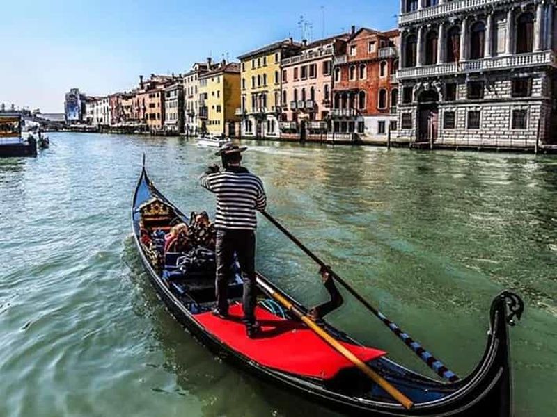 Venise : Visite guidée du pont du Rialto et promenade en gondole partagée