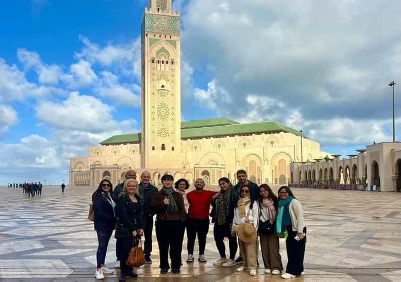 Depuis Marrakech : visite de Casablanca et de la mosquée Hassan II