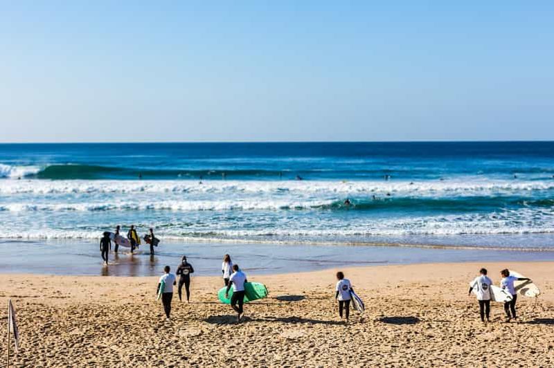 Lisbonne : cours de surf pour débutants à Costa da Caparica