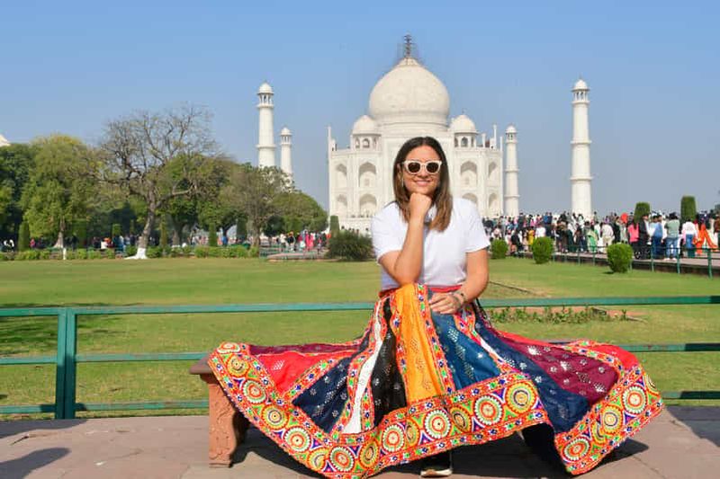 Au départ d'Agra : visite du Taj Mahal avec un photographe professionnel