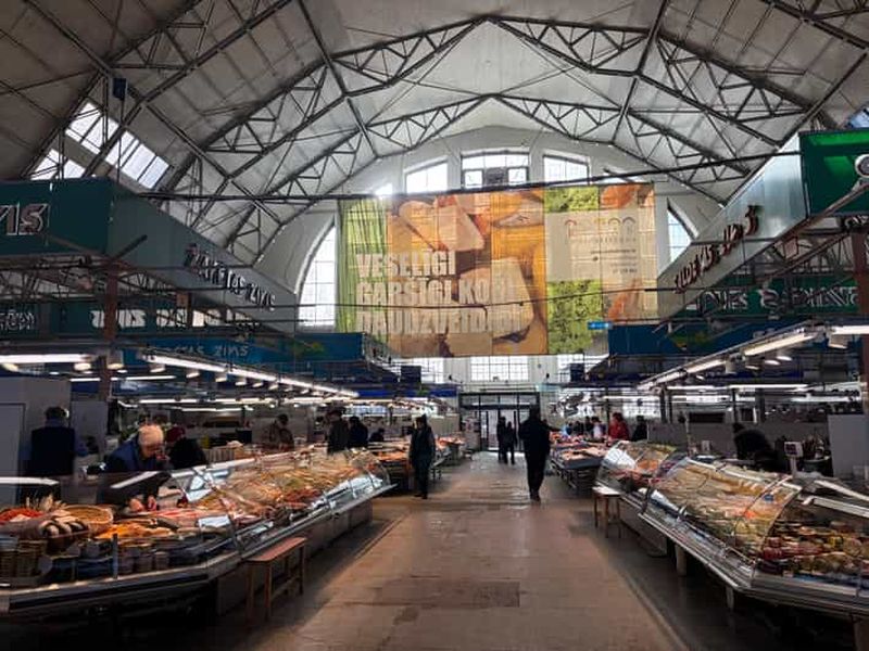 Riga : visite guidée du marché central avec dégustation