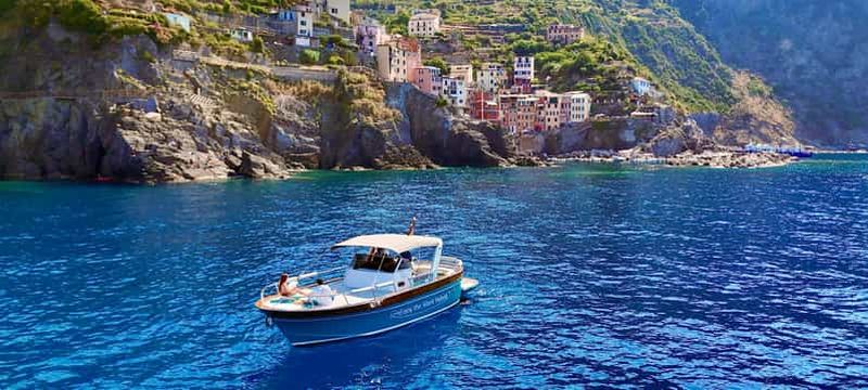 Billet Cinque Terre : tour en bateau hybride avec arrêt baignade